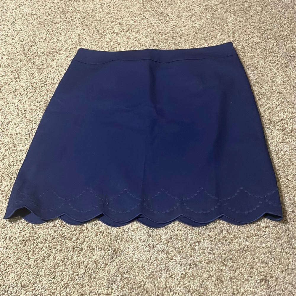 Talbots navy skirt